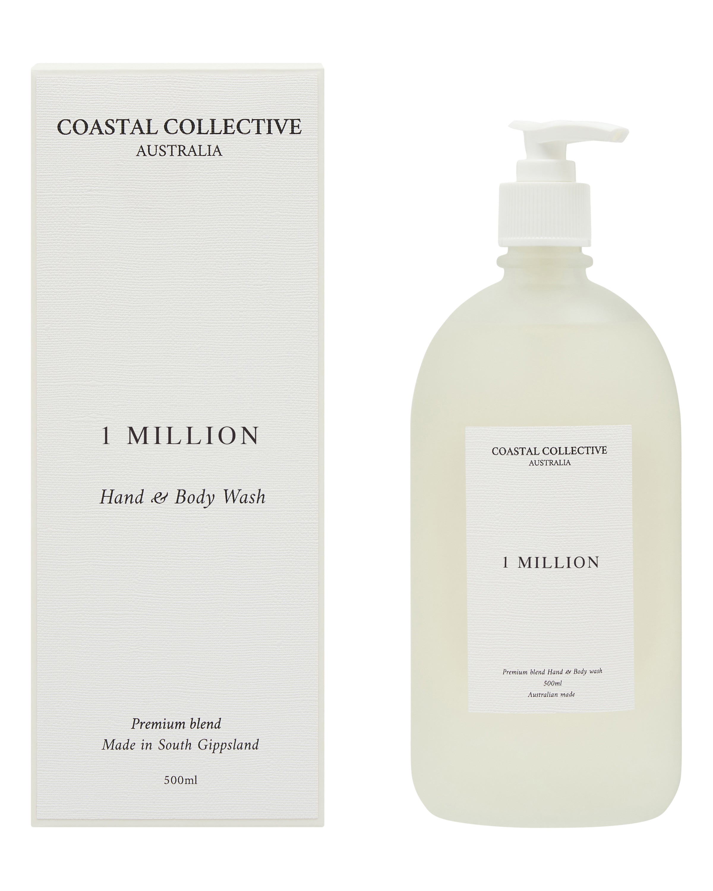 500ML HAND BODY WASH - 1 MILLION