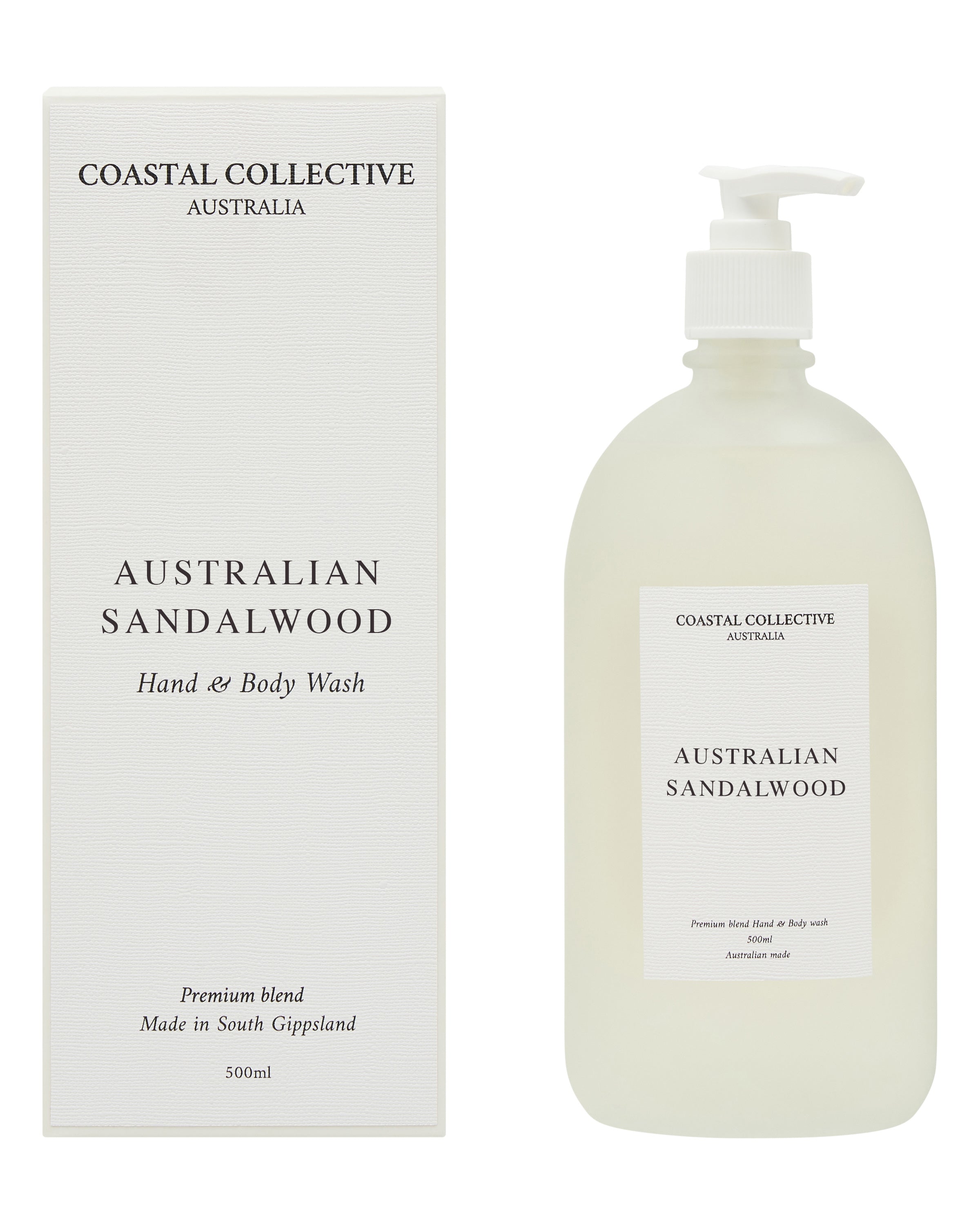 500ML HAND BODY WASH - AUSTRALIAN SANDALWOOD