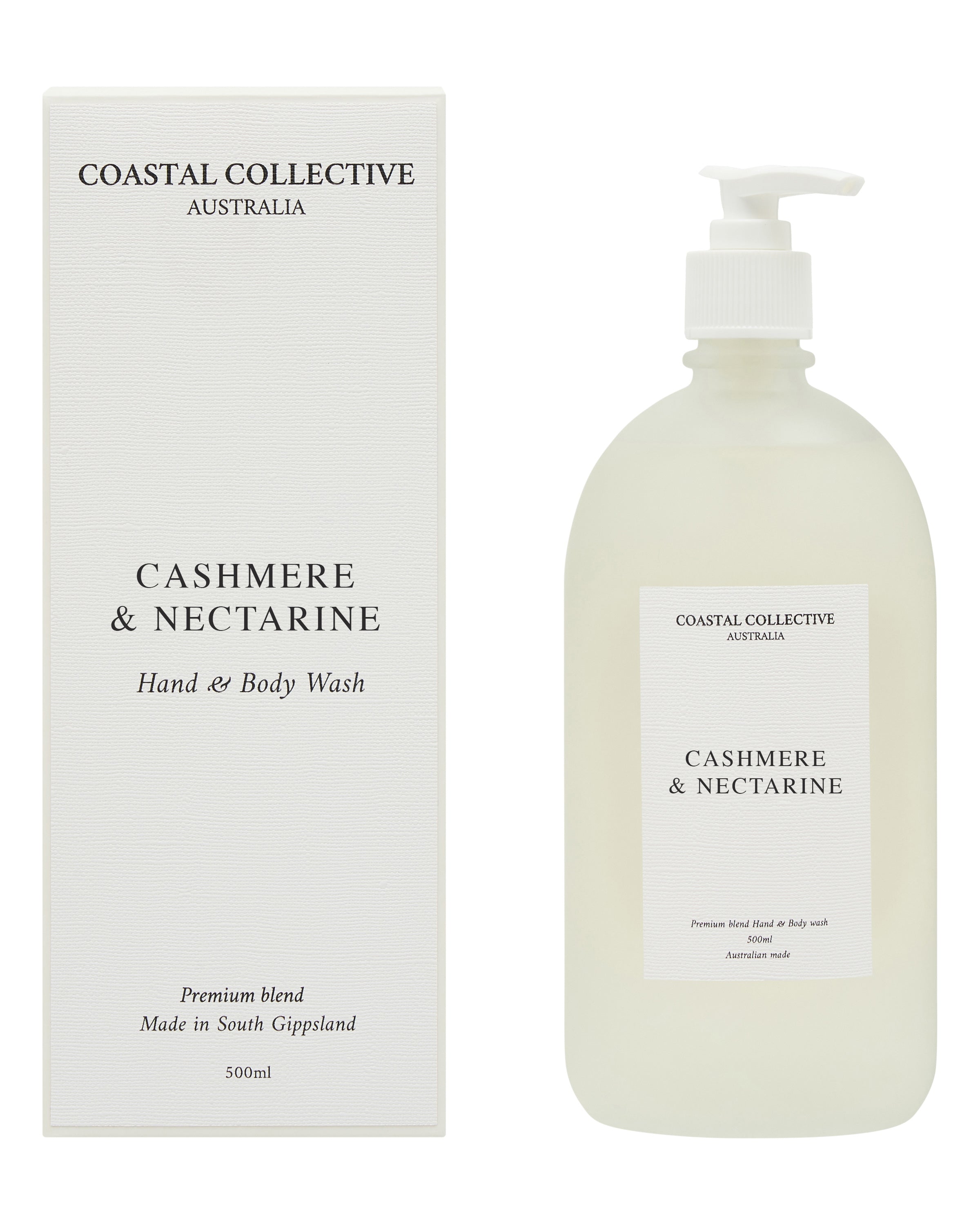 500ML HAND BODY WASH - CASHMERE & NECTARINE