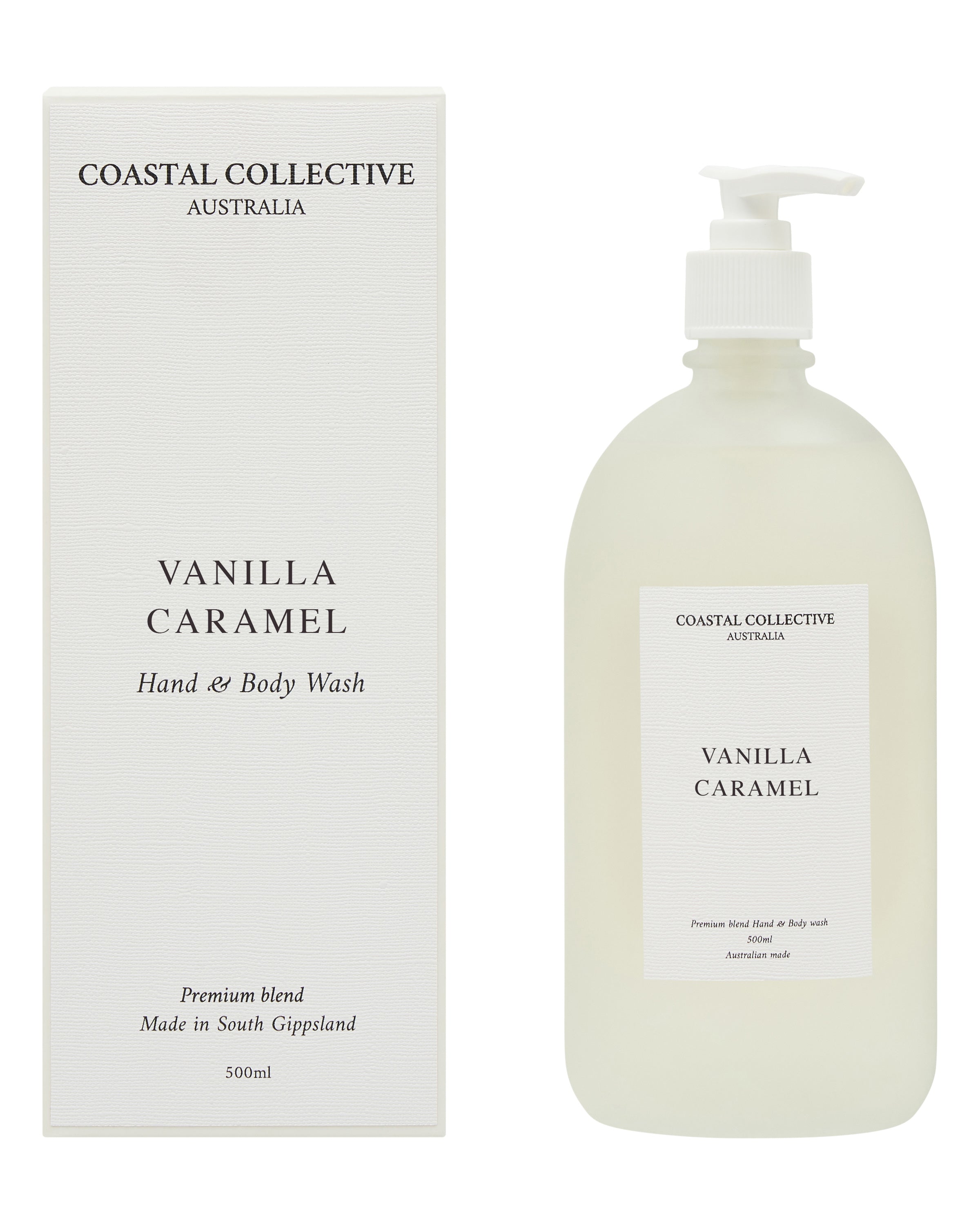 500ML HAND BODY WASH - VANILLA CARAMEL